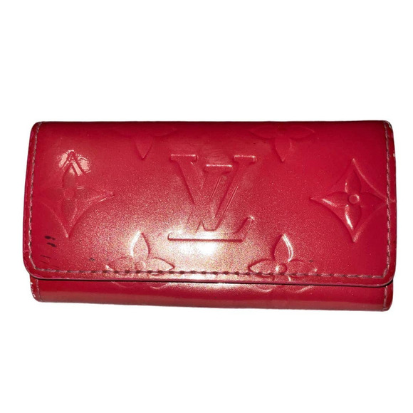 Louis Vuitton Vernis Multicles 4 Four Hooks Key Case Pink CA1006 - Picture 1 of 15